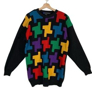 Vintage IB Diffusion Retro Y2k 90s Oversized Sweater Size Medium